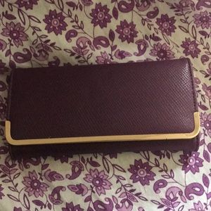 Charming Charlie purple wallet NWT